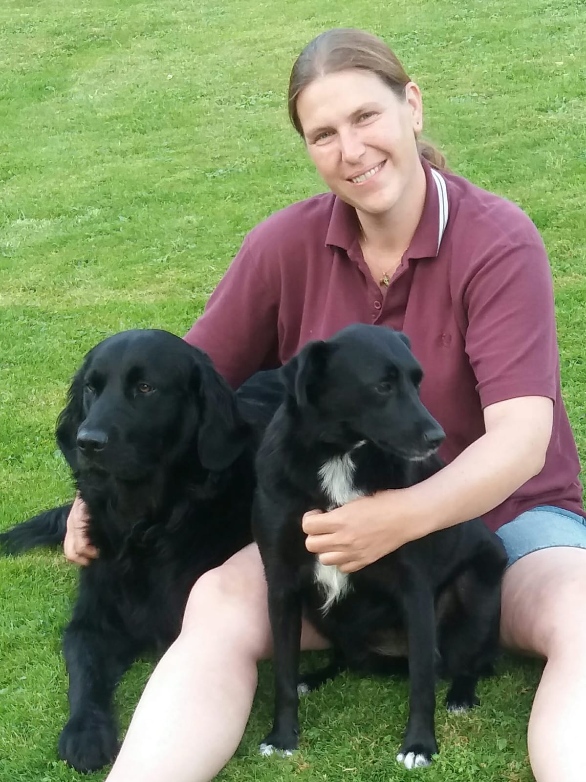 Sandra mit zweitem Hund